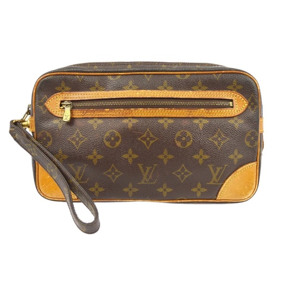 LOUIS VUITTON MARLY DRAGONNE GM CLUCTH BAG PURSE MONOGRAM M51825 TH8901 112761 - Picture 2 of 3